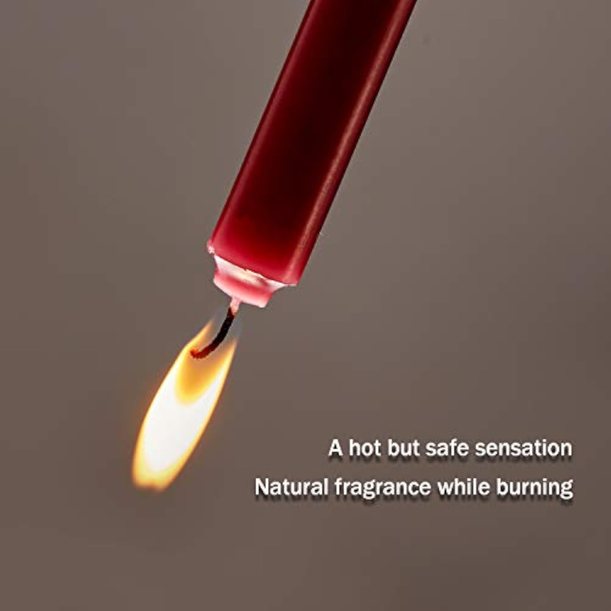 Valentine's Day Candles - Romantic Long Thin Candles for Couples
