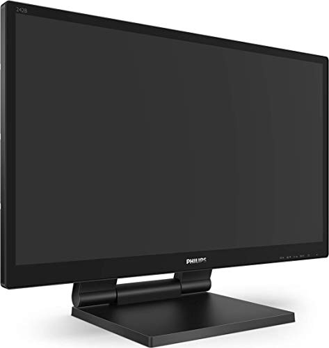 Philips 242B9T - 24 Zoll Touch Monitor, höhenverstellbar (1920x1080, 60 Hz, VGA, DVI, HDMI, DisplayPort, USB Hub) schwarz