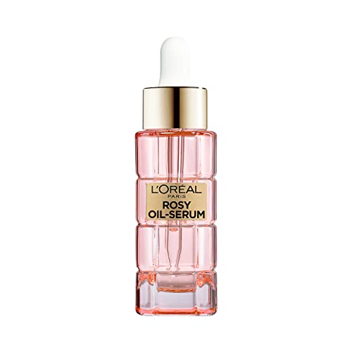 Image of L'Oreal Paris Age Perfect Golden Age Rosy Oil Face Serum, Infused with Peony Cells, Visibly Boosts Skin Radiance & Brightens Complexion for a Healthy Glow, 30ml