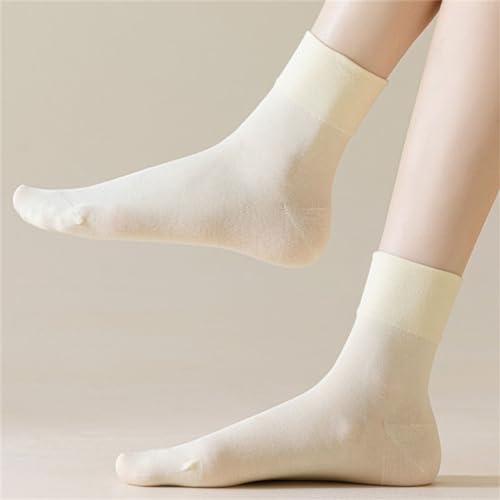JSEIAJB Loose Mouthed Socks Non Cramped Boneless and Soft Mid Length Socks2