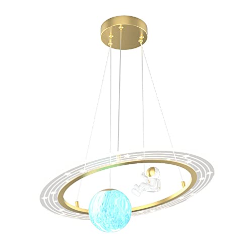 Lustre astronaute LED pour suspension chambre enfant et plafonnier garçon