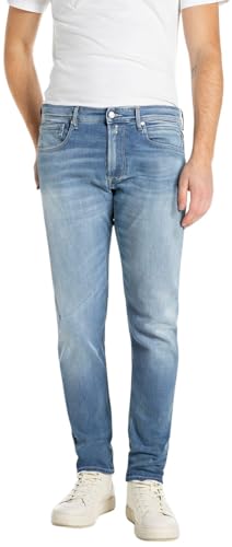 Replay Pantalones Vaqueros Willbi para Hombre, 009 Azul Medio., 32W / 34L