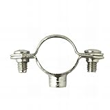 Colliers de plomberie simples standards acier zingué embase M7 X 150 CS