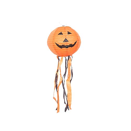 Clearance Sale! Halloween Paper Lanterns LED Light, Vintage Pumpkin Hanging Smile Face Lantern Party Decor by Celucke