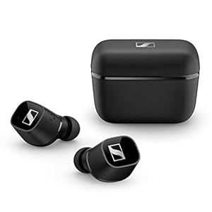 Sennheiser CX 400BT True Wireless Earbuds – Bluetooth In-Ear Hoofdtelefoon voor muziek en gesprekken – met ruisonderdrukking en aanpasbare aanraakbediening, zwart