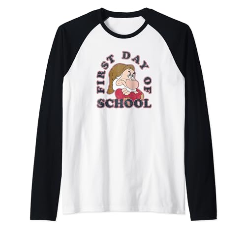 T-shirt raglan Grinch Blanche-Neige Disney pour la rentrée scolaire des enfants