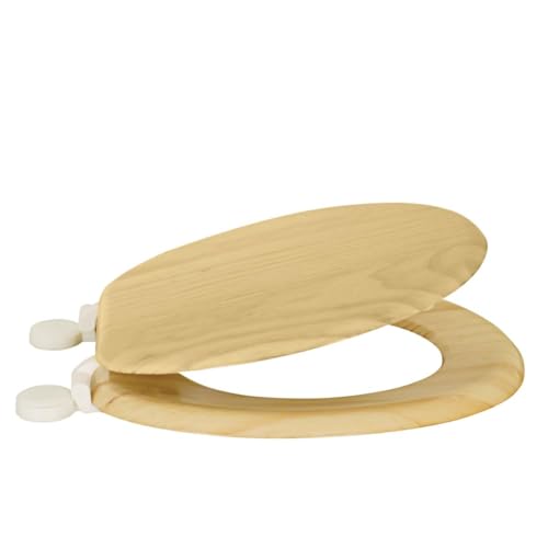 MSV Abattant WC MDF Décor Pin - Charnières PS