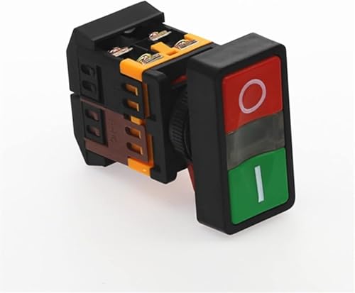Interrupteur bouton démarrage arrêt AS-22N 25N LED 380v commande moteur