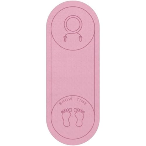 Runsweatは厚みがあり、滑りにくい縄跳びマットです。屋内でも屋外でも使用でき、フィットネスやヨガに最適です。TPE素材で作られており、防音性と衝撃吸収性に優れ、耐久性があり、軽量で持ち運びに便利なため、ご家庭での使用に最適です。 (165*61cm*