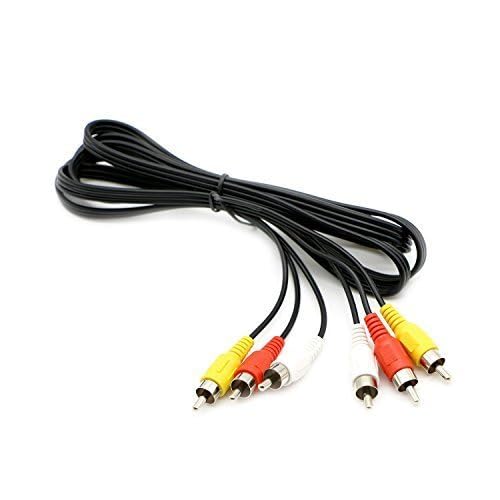 PASOW 3 RCA Cable Audio Video Composite Male to Male...
