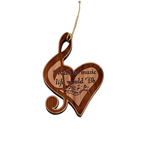 Without Music life would be flat - CEDAR Ornament