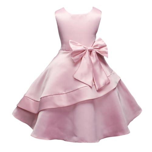 Image of Hopscotch Girl's Polyester Blend Fit and Flare Knee-Length Party Dresses