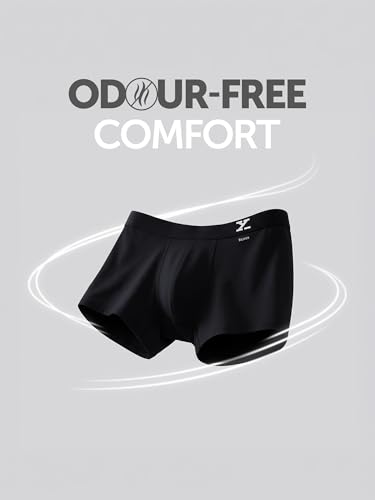 Image of XYXX Men's Aero Super Combed Cotton Trunks | Antimicrobial, Regular Fit, No-Marks Waistband | Underwear for Men Combo (Pack of 3)