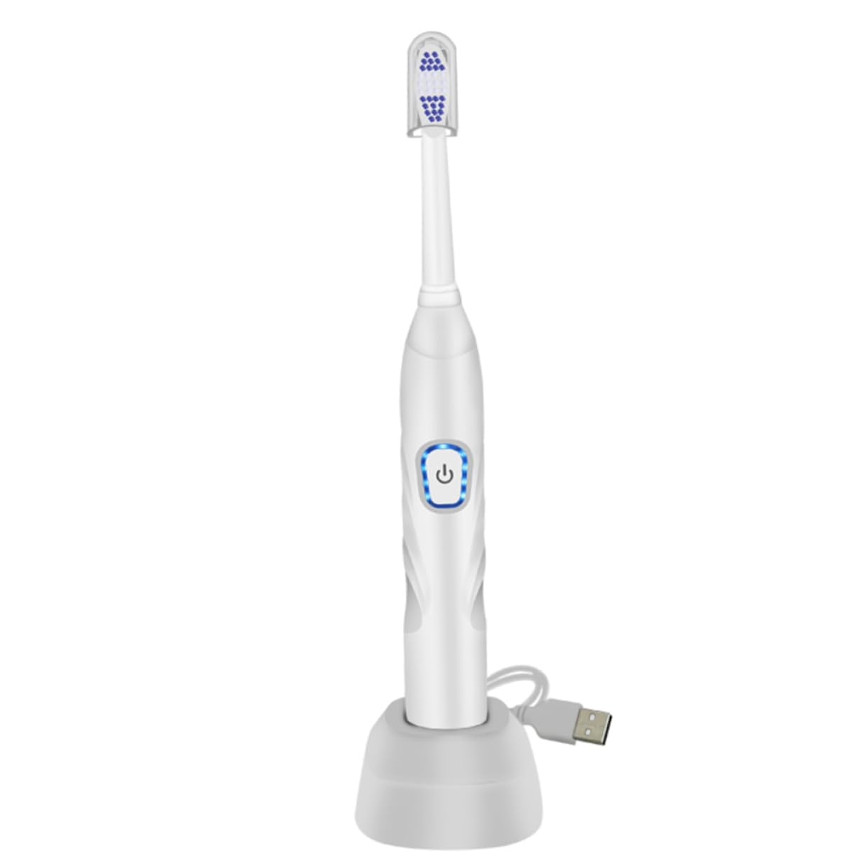 WOFASHPURET Rechargeable Electric Toothbrush 3 Vibration Modes Waterproof Bristle Brush for Boys and Girls Timer Oral Care