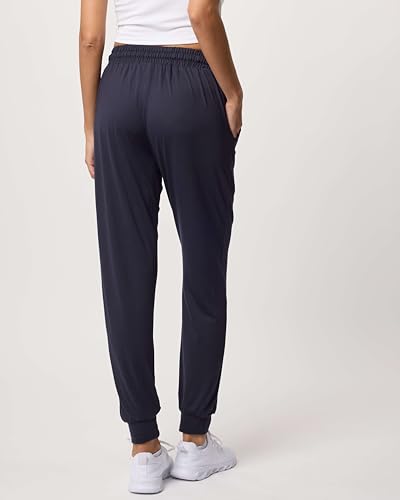 Image of 3 Pack Women's Joggers Sweatpants Lounge Pants Yoga Workout Pajama Pockets | Available In Plus Size, Stretchy, Loose, Comfy, Drawstring, Athletic, Casual, Travel, Summer, Gym, Hiking, Dance, Running
