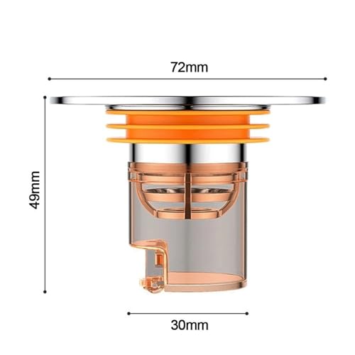 Valve de vidange unidirectionnelle anti-insectes de douche