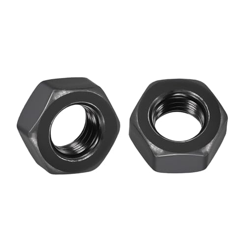 42 écrous hexagonaux Kozelo M8-1.25mm acier carbone noirs