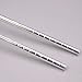 Pure S999 Fine Adult Chopsticks - Handcrafted Twist Carved Tableware Health - 8.26