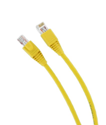 Leviton Patch Cord Cat 5E 10 pies Amarillo miniatura 1