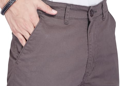 Image of DIVISIVE Men's Regular Fit Cotton Chinos Trousers Pants