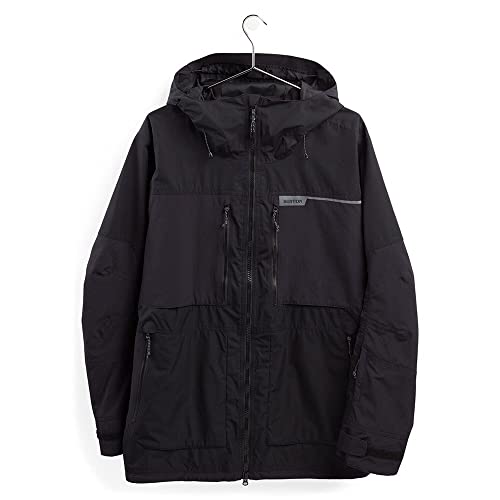 Manteau de snowboard Burton Frostner True Black vêtement de ski chaud et imperméable homme