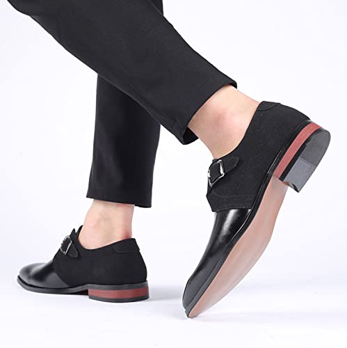 Men's Oxford Classic Dress Shoes Casual Business Formal Work Shoes Patchwork No-Slip Wedding Walking Shoes3
