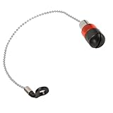 3PCS Fishing Bite Alarm, Carp Fishing Chains Alarms Bobbins Hangers Alerter Tackle Green with Phosphor for (Red)