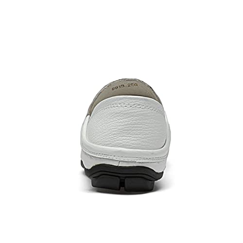 Men's Loafers Shoes Simple Breathable Moccasins Shoes Leather Anti-Slip Resistant Comfortable Fashion Slip On3