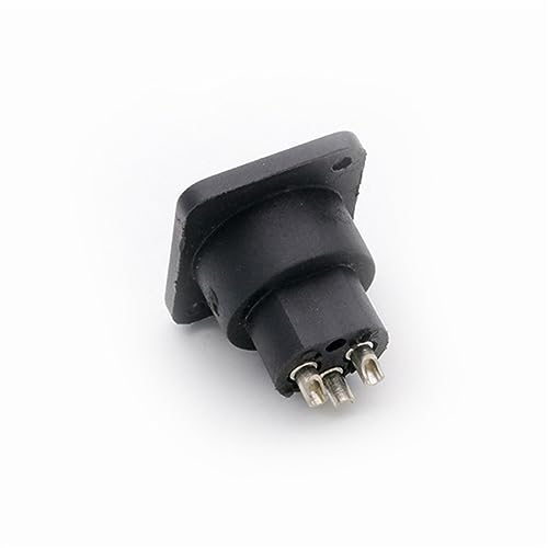 Connecteur XLR 3 broches femelle de microphone à souder sur châssis - 3