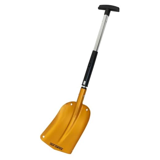 True Temper 3-in-1 Emergency Shovel for Car or Truck, Foldable with Ice Scraper, Ice Brush, Compact Storage for Vehicle or Hiking, Use in Snow, Dirt, Ice, or Gravel