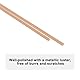M METERXITY 10 Stück Kupfer Rundstab 0,8 mm Durchmesser 30 cm Länge T2 Lager Massiver Kupferstab Drehbankstange für Metallhandwerk DIY/Gartenbau/Industrie/Dekoration Reines Rohr