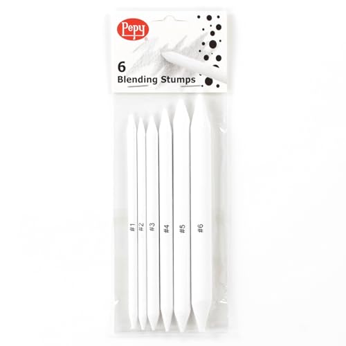 Pepy 6 PCS Blending Stumps for Drawing and Shading