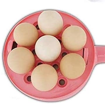 Multifunction Household Mini Eggs Boiler Steamer Pink (Color : Yellow) (Parent) image 2
