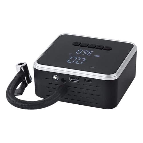 Compresor portátil de neumáticos digital para viajes largos en coche y emergencias en carretera
