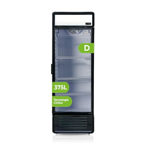 Aspes Frigorífico Horeca Negro, 1 Puerta ARH1956300ENF, Capacidad 375 Litros, Cíclica, Bajo Nivel Sonoro, Clasificación Energética D