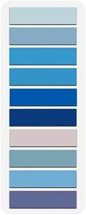 200 Pcs Blue Sticky Index Tabs, Page Markers Notes Tabs Writable and Repositionable Book Flags Tabs Strip Index Tabs Self-Stick Note Pads Index Tabs