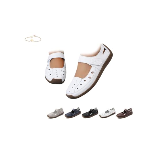 Sandalias ortopédicas de piel para aliviar tus pies con estilo bohemio Mary Jane