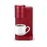 Keurig K-Express Essentials Single Serve K-Cup Pod Coffee Maker with 45oz Reservoir Fast Brewing Back-to-Back Cups and Energy Efficient (Red)