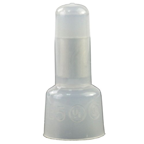 1 Pack 1000 PCS 22-18 Gauge Transparent Closed End Crimp Cap Caps Wire UL Approved