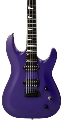 BAMBOO, Guitarra Electrica BOKY HH Purple, Orientacion Derecha, 2 microfonos Humbucker, Terminacion Mate.