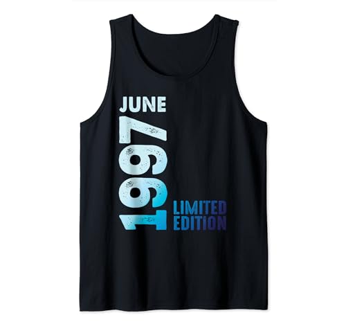 Junio 1997 Año 1997 Retro 1997 Vintage Edición Limitada 1997 Camiseta sin Mangas