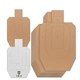 30x18in Cardboard Torso Shooting Targets – Durable Silhouette for Range Practice – Ideal for Pistol, Tactical, and Competition Use – Heavy-Duty, Reversible Design for Indoor/Outdoor Training, 20