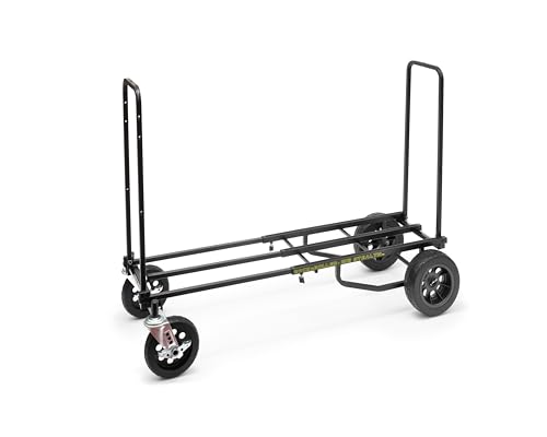 Rock-N-Roller R12STEALTH (All Terrain Stealth) 8-in-1 Folding Multi-Cart/Hand Truck/Dolly/Platform Cart/34" to 52" Telescoping Frame/500 lbs. Load Capacity, Black - Thumbnail 5