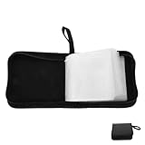 Grande capacité : ce de rangement spacieux peut contenir jusqu'à quarante CD et convient aux grandes collections. de rangement en pu pour disques