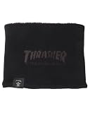 [スラッシャー] 保温 ネックウォーマー (ニット×ボアフリース・リバーシブル仕様) [ 25TH-K53 / NECK WARMER ] 防寒 BLK/BLK FR