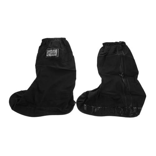 BELLIFFY Men's Waterproof Boot Covers Rain Boot Overshoes Elastic Snap Buckle Waterproof Anti-Slip Protection for (s)