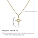 YUJIE North Star Necklaces for Women Dainty Stars Pendant with Zircon Necklace Fashion Jewelry