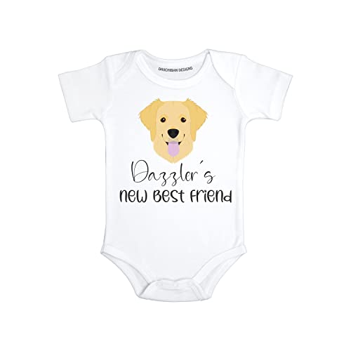 Personalized Dog baby clothes Golden Retriever baby gifts3