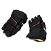1 Pair Ice Hockey Gloves, Finger Protective Highly Fitting Nylon Fabric EVA Foam Hockey Gloves for Hockey Players (22.86cm / 9inch)