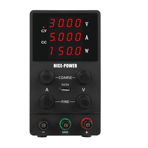 Alimentation CC 30V 10A stabilisée avec transformateur réglable et affichage